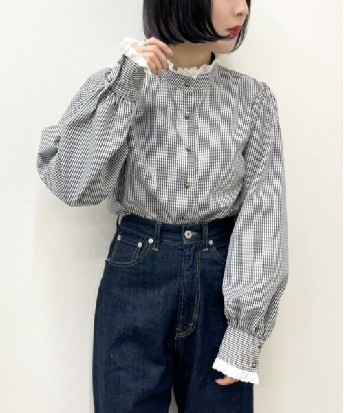 apres jour mignon（アプレジュールミニョン）の「アソートハイネックブラウス【ZOZOTOWN限定アイテム】（シャツ/ブラウス・レディース・アイボリー/ブラック/オフホワイト・フリー/X-LARGE）」の18枚目の写真