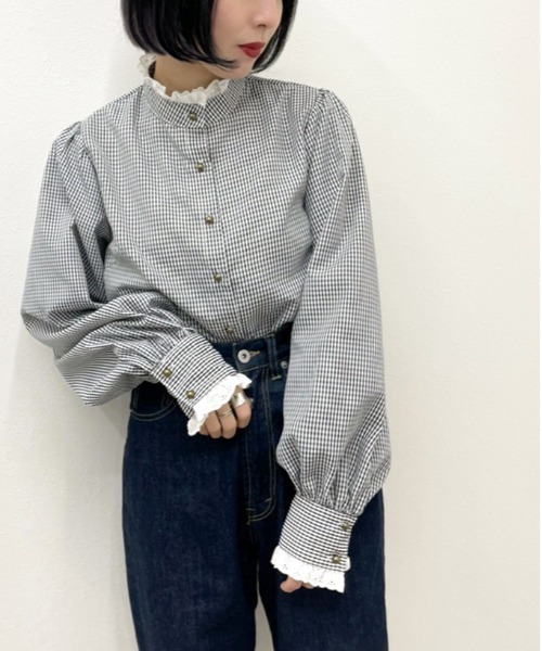 apres jour mignon（アプレジュールミニョン）の「アソートハイネックブラウス【ZOZOTOWN限定アイテム】（シャツ/ブラウス・レディース・アイボリー/ブラック/オフホワイト・フリー/X-LARGE）」の19枚目の写真
