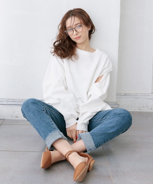 DONOBAN(ドノバン)の「クリアレンズウェリントンメガネ(メガネ・レディース・ブラウン/モカ・ONESIZE)」の22枚目の写真