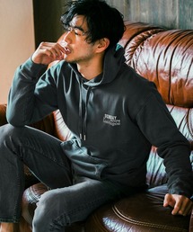 カラープリントパーカープルオーバー L/S