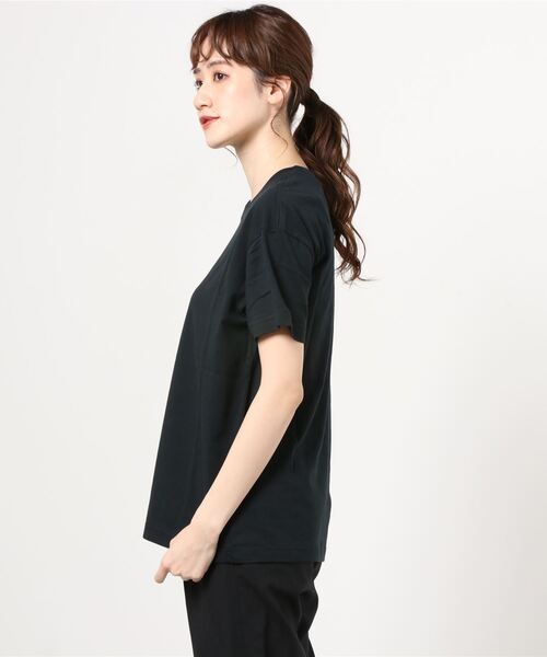 NIKE（ナイキ）の「NIKE/ナイキ WS NSW ボーイ ラヴ S/S Tシャツ（Tシャツ/カットソー・レディース・ホワイト/ブラック・S/M/L/XL）」の6枚目の写真