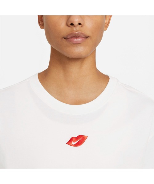 NIKE（ナイキ）の「NIKE/ナイキ WS NSW ボーイ ラヴ S/S Tシャツ（Tシャツ/カットソー・レディース・ホワイト/ブラック・S/M/L/XL）」の9枚目の写真
