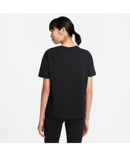 NIKE（ナイキ）の「NIKE/ナイキ WS NSW ボーイ ラヴ S/S Tシャツ（Tシャツ/カットソー・レディース・ホワイト/ブラック・S/M/L/XL）」の4枚目の写真