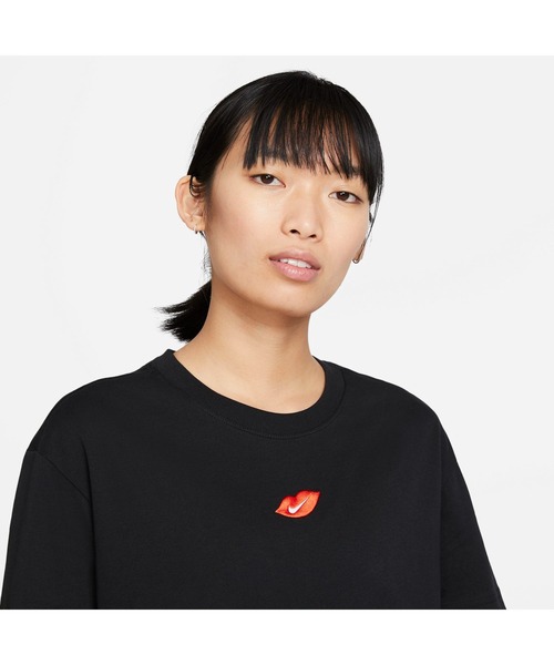 NIKE（ナイキ）の「NIKE/ナイキ WS NSW ボーイ ラヴ S/S Tシャツ（Tシャツ/カットソー・レディース・ホワイト/ブラック・S/M/L/XL）」の3枚目の写真