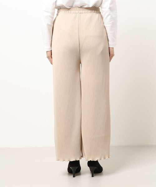 reca（レカ）の「カットプリーツイージーパンツ（その他パンツ・レディース・ピンク/アイボリー/ブルー/ブラック/ライトグリーン・M）」の9枚目の写真