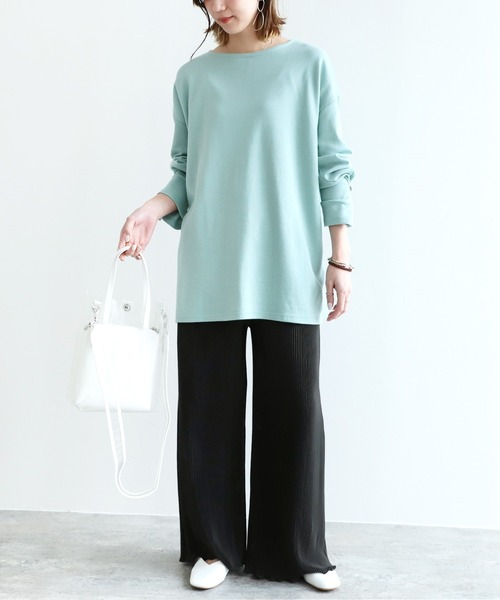 reca（レカ）の「カットプリーツイージーパンツ（その他パンツ・レディース・ピンク/アイボリー/ブルー/ブラック/ライトグリーン・M）」の19枚目の写真