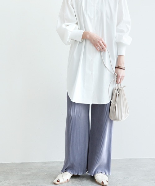 reca（レカ）の「カットプリーツイージーパンツ（その他パンツ・レディース・ピンク/アイボリー/ブルー/ブラック/ライトグリーン・M）」の22枚目の写真