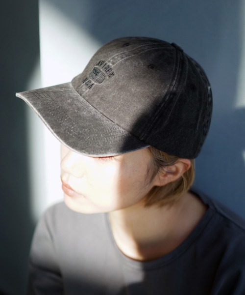 AVIREX（アヴィレックス）の「【WEB&DEPOT限定】ピグメント6パネルキャップ/ PIGMENT 6PANEL CAP（キャップ・レディース・ブラック/オレンジ/セージグリーン・FREE）」の9枚目の写真