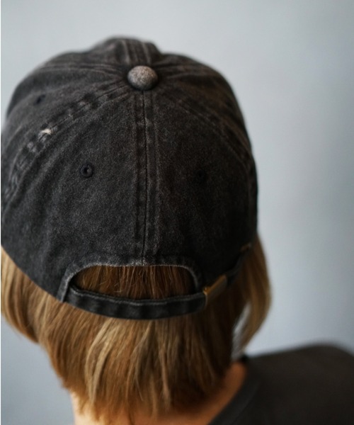 AVIREX（アヴィレックス）の「【WEB&DEPOT限定】ピグメント6パネルキャップ/ PIGMENT 6PANEL CAP（キャップ・レディース・ブラック/オレンジ/セージグリーン・FREE）」の6枚目の写真