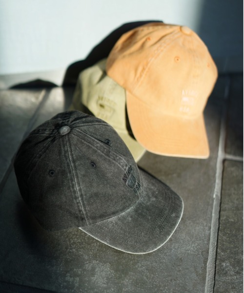 AVIREX（アヴィレックス）の「【WEB&DEPOT限定】ピグメント6パネルキャップ/ PIGMENT 6PANEL CAP（キャップ・レディース・ブラック/オレンジ/セージグリーン・FREE）」の13枚目の写真