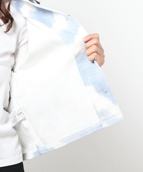 LUCA/LADY LUCK LUCA（ルカ/レディラックルカ）の「LC/LLL マーブル柄ジャケット（デニムジャケット・レディース・ブルー・FREE）」の9枚目の写真