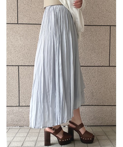 one way（ワンウェイ）の「【oneway】イレヘムワッシャースカート（スカート・レディース・ホワイト/ライトグレー/ライトイエロー/ライトグリーン・FREE）」の12枚目の写真