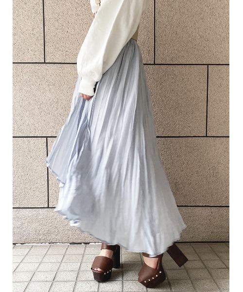 one way（ワンウェイ）の「【oneway】イレヘムワッシャースカート（スカート・レディース・ホワイト/ライトグレー/ライトイエロー/ライトグリーン・FREE）」の15枚目の写真
