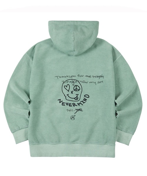ANDERSSON BELL（アンダースンベル）の「Andersson Bell KURT ARTWORK HOODIE　アンダーソンベル カートアートワーク フーディー（パーカー・メンズ・グレー/グリーン/チャコール・M/L/XL）」の8枚目の写真
