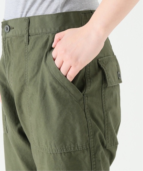 JOURNAL STANDARD LUXE　バックサテンタックパンツ　カーキ　M ジャーナルスタンダードラックス | バックサテン タックパンツ