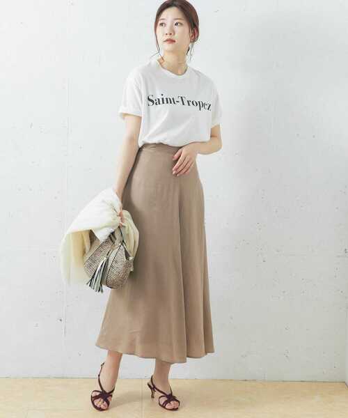 URBAN RESEARCH ROSSO（アーバンリサーチロッソ）の「FLAVOR TEE　SAINT-TROPEZ T-SHIRTS（Tシャツ/カットソー・レディース・ライトベージュ/ホワイト・-）」の16枚目の写真