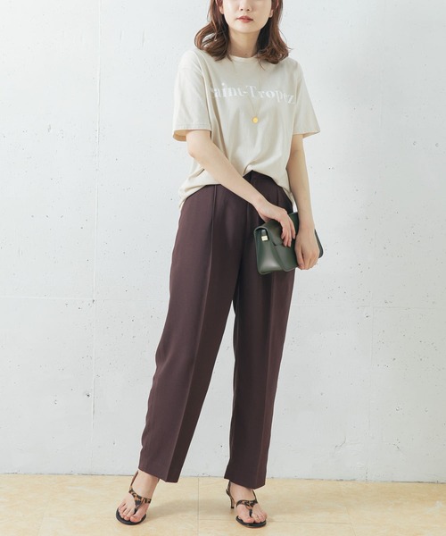 URBAN RESEARCH ROSSO（アーバンリサーチロッソ）の「FLAVOR TEE　SAINT-TROPEZ T-SHIRTS（Tシャツ/カットソー・レディース・ライトベージュ/ホワイト・-）」の3枚目の写真