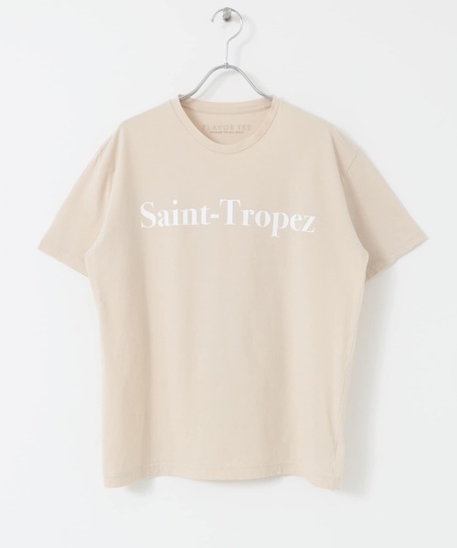URBAN RESEARCH ROSSO（アーバンリサーチロッソ）の「FLAVOR TEE　SAINT-TROPEZ T-SHIRTS（Tシャツ/カットソー・レディース・ライトベージュ/ホワイト・-）」の17枚目の写真
