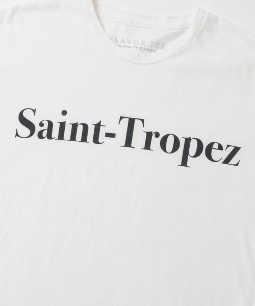 URBAN RESEARCH ROSSO（アーバンリサーチロッソ）の「FLAVOR TEE　SAINT-TROPEZ T-SHIRTS（Tシャツ/カットソー・レディース・ライトベージュ/ホワイト・-）」の6枚目の写真