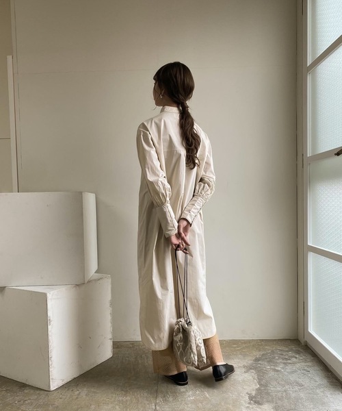 Amiur（エミレ）の「band color shirt ops（ワンピース・レディース・ホワイト/クリーム・FREE）」の18枚目の写真