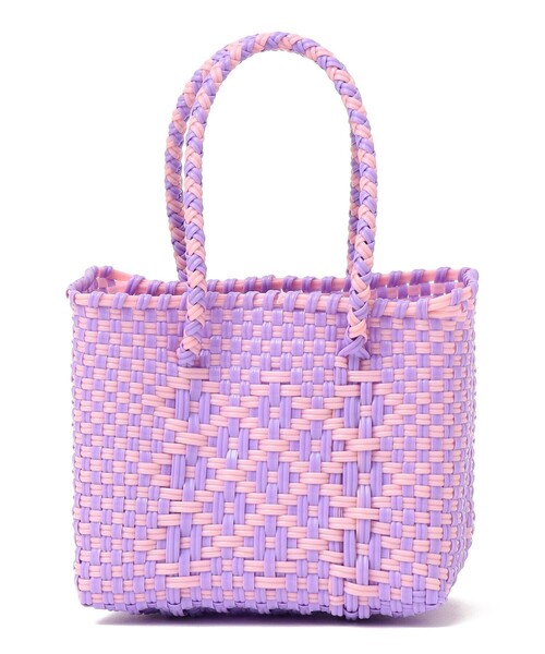 SHIPS(シップス)の「【SHIPS KIDS別注】Diminutivo:MINI BOLSA(SSS)(かごバッグ・キッズ・ブラック/パープル/レッド/オレンジ/ライラック・ONE SIZE)」の4枚目の写真