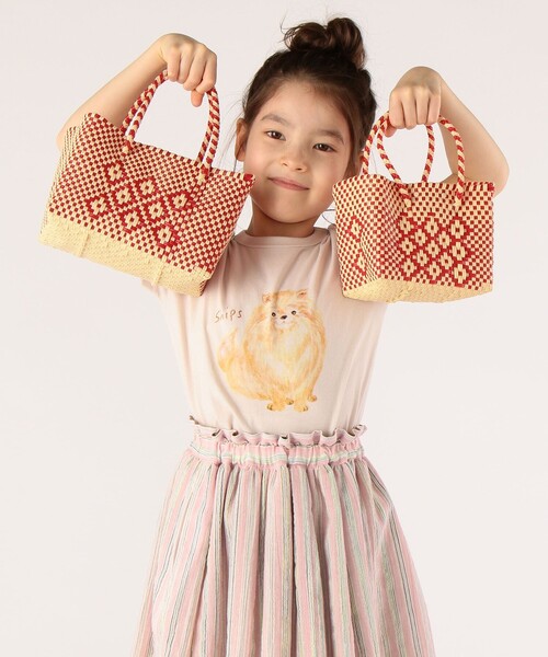 SHIPS(シップス)の「【SHIPS KIDS別注】Diminutivo:MINI BOLSA(SSS)(かごバッグ・キッズ・ブラック/パープル/レッド/オレンジ/ライラック・ONE SIZE)」の15枚目の写真
