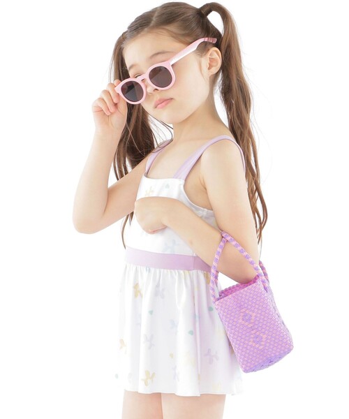 SHIPS(シップス)の「【SHIPS KIDS別注】Diminutivo:MINI BOLSA(SSS)(かごバッグ・キッズ・ブラック/パープル/レッド/オレンジ/ライラック・ONE SIZE)」の7枚目の写真