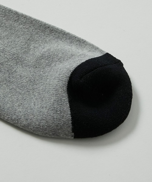 KATHARINE HAMNETT LONDON （キャサリンハムネットロンドン）の「KATHARINE HAMNETT LONDON/キャサリンハムネットロンドン Recover ribbon short socks（ソックス/靴下・メンズ・ブラック/グレー・FREE/25-27CM）」の13枚目の写真