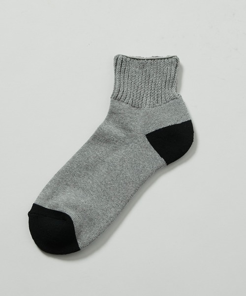 KATHARINE HAMNETT LONDON （キャサリンハムネットロンドン）の「KATHARINE HAMNETT LONDON/キャサリンハムネットロンドン Recover ribbon short socks（ソックス/靴下・メンズ・ブラック/グレー・FREE/25-27CM）」の15枚目の写真