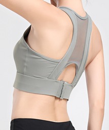 DAY CLOSET | レディース　3段階で調節バックメッシュフィットネスブラトップ(スポーツブラ)