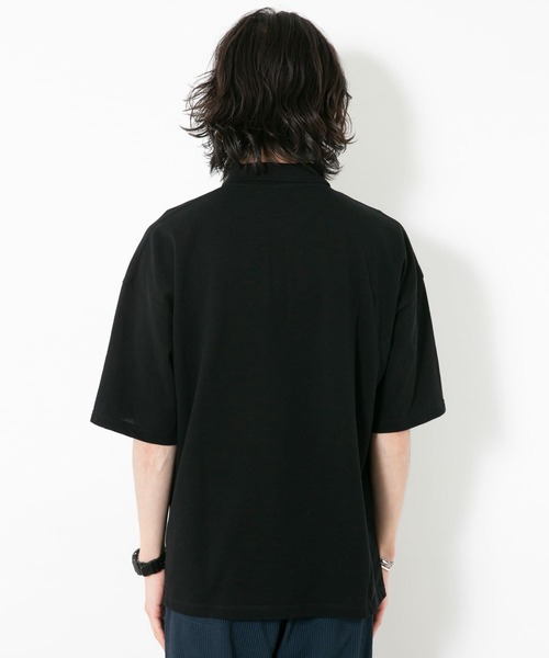 URBAN RESEARCH Sonny Label（アーバンリサーチサニーレーベル）の「FEELCOOL 鹿の子ポロシャツ（ポロシャツ・メンズ・ホワイト/ベージュ/ブラック・LARGE/MEDIUM）」の9枚目の写真