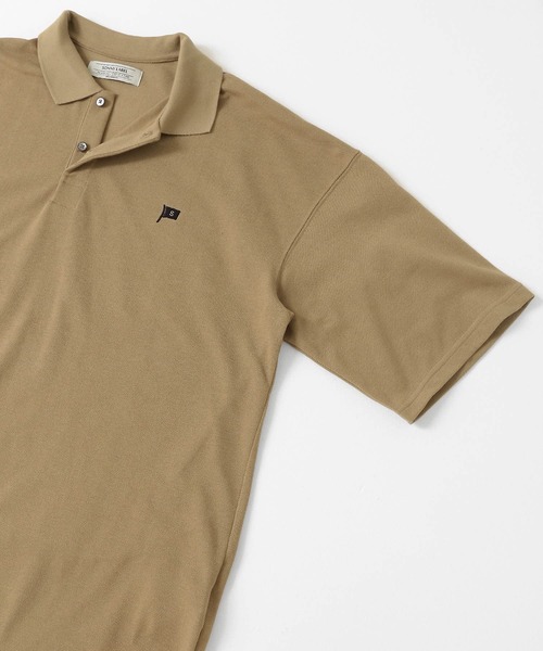 URBAN RESEARCH Sonny Label（アーバンリサーチサニーレーベル）の「FEELCOOL 鹿の子ポロシャツ（ポロシャツ・メンズ・ホワイト/ベージュ/ブラック・LARGE/MEDIUM）」の13枚目の写真