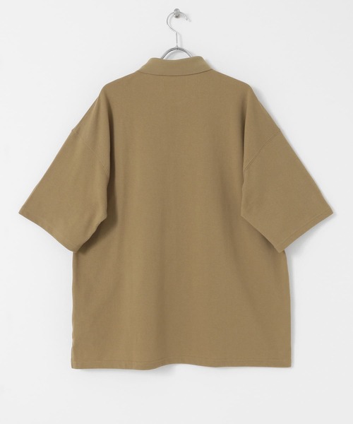 URBAN RESEARCH Sonny Label（アーバンリサーチサニーレーベル）の「FEELCOOL 鹿の子ポロシャツ（ポロシャツ・メンズ・ホワイト/ベージュ/ブラック・LARGE/MEDIUM）」の15枚目の写真