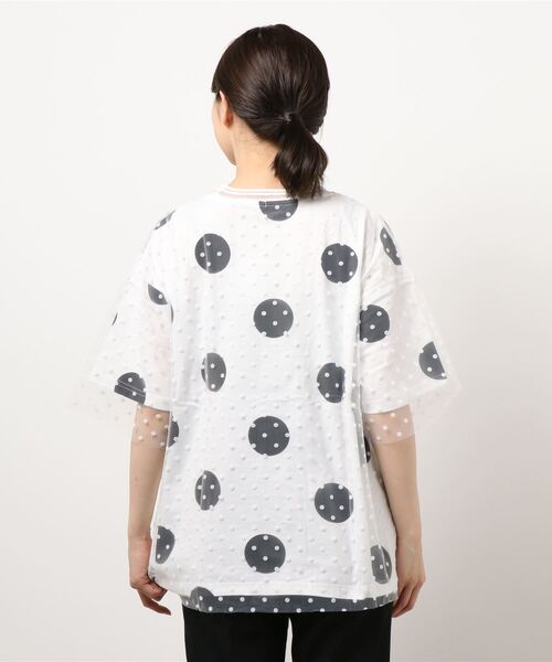 FRAPBOIS（フラボア）の「レイドチュール カットソー（Tシャツ/カットソー・レディース・ストライプ/ブラック系その他/ホワイト系その他・1）」の5枚目の写真