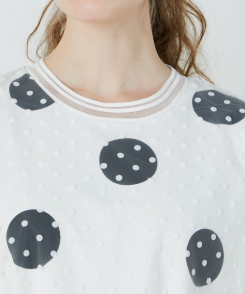 FRAPBOIS（フラボア）の「レイドチュール カットソー（Tシャツ/カットソー・レディース・ストライプ/ブラック系その他/ホワイト系その他・1）」の8枚目の写真