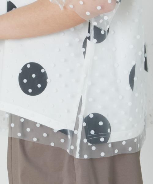 FRAPBOIS（フラボア）の「レイドチュール カットソー（Tシャツ/カットソー・レディース・ストライプ/ブラック系その他/ホワイト系その他・1）」の10枚目の写真