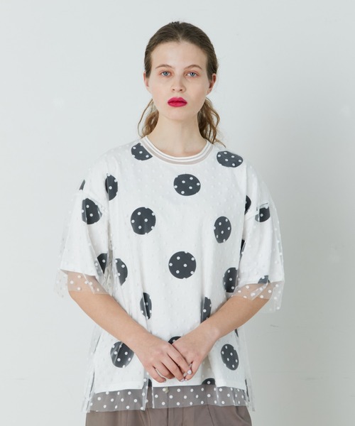 FRAPBOIS（フラボア）の「レイドチュール カットソー（Tシャツ/カットソー・レディース・ストライプ/ブラック系その他/ホワイト系その他・1）」の11枚目の写真