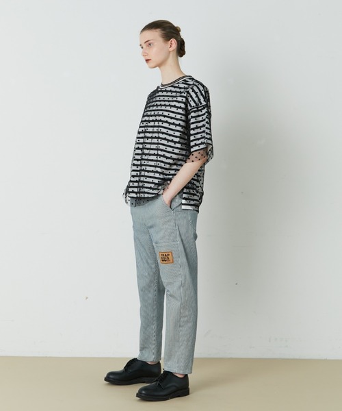 FRAPBOIS（フラボア）の「レイドチュール カットソー（Tシャツ/カットソー・レディース・ストライプ/ブラック系その他/ホワイト系その他・1）」の17枚目の写真