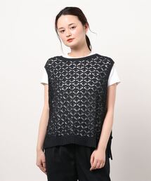 Samansa Mos2 | テープヤーン前後着ベスト(ベスト)