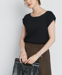 RIVE DROITE | 美シルエットで細見え効果　クールタッチUVリブフレンチニット(ニット/セーター)