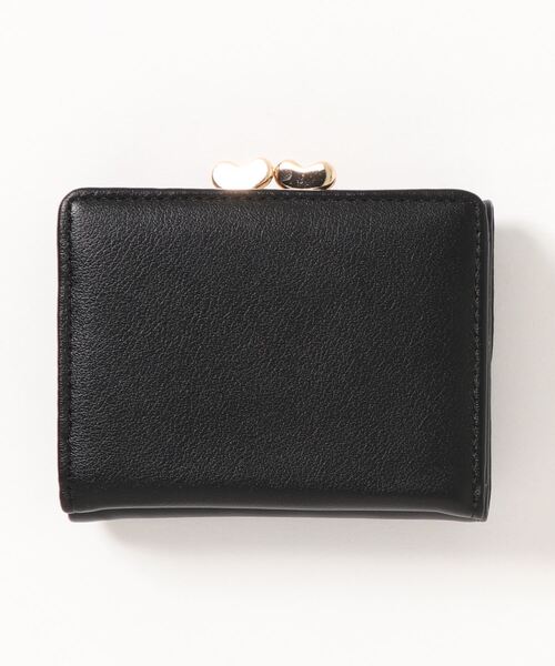 SPINNS（スピンズ）の「【三つ折り型】メタルバタフライミニウォレット（財布・レディース・ブラック/ベージュ/ミント/アイボリー/レッド・ONESIZE）」の6枚目の写真