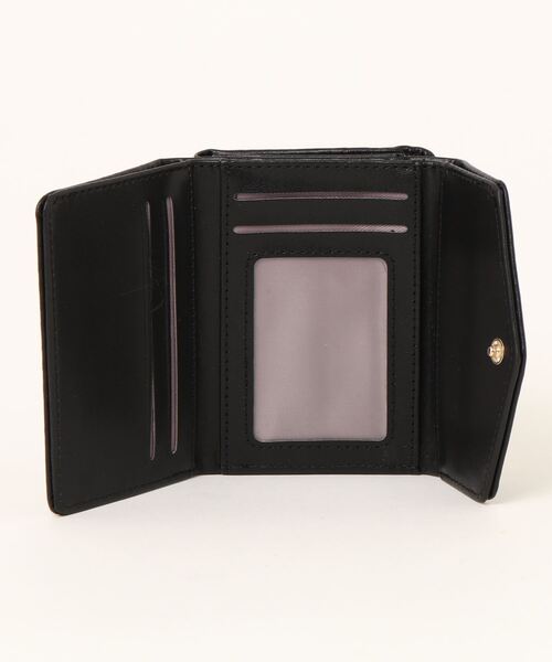 SPINNS（スピンズ）の「【三つ折り型】メタルバタフライミニウォレット（財布・レディース・ブラック/ベージュ/ミント/アイボリー/レッド・ONESIZE）」の8枚目の写真