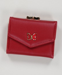 【三つ折り型】メタルバタフライミニウォレット