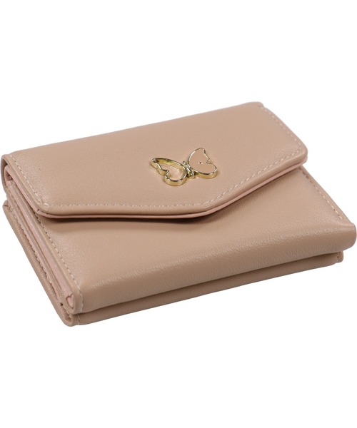 SPINNS（スピンズ）の「【三つ折り型】メタルバタフライミニウォレット（財布・レディース・ブラック/ベージュ/ミント/アイボリー/レッド・ONESIZE）」の18枚目の写真