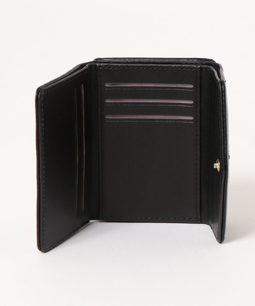 SPINNS（スピンズ）の「【三つ折り型】メタルバタフライミニウォレット（財布・レディース・ブラック/ベージュ/ミント/アイボリー/レッド・ONESIZE）」の12枚目の写真