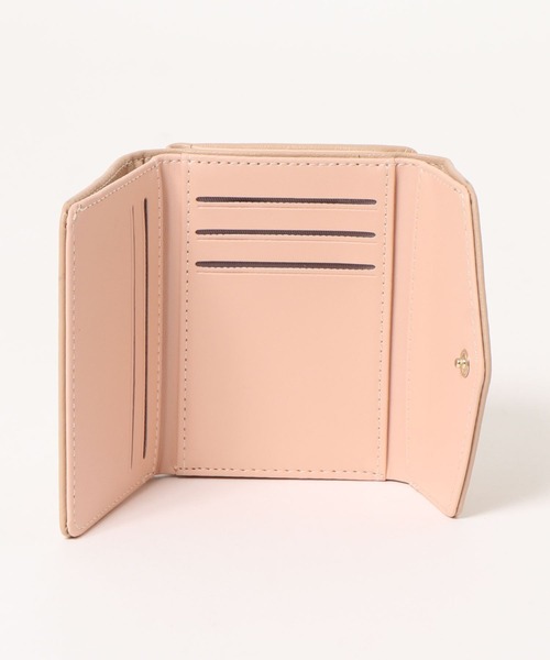 SPINNS（スピンズ）の「【三つ折り型】メタルバタフライミニウォレット（財布・レディース・ブラック/ベージュ/ミント/アイボリー/レッド・ONESIZE）」の16枚目の写真