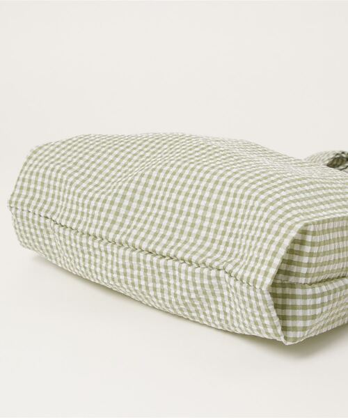 flower（フラワー）の「ミニチェックバッグ（ショルダーバッグ・レディース・イエロー/グリーン・FREE）」の3枚目の写真