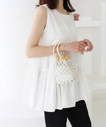 MODE ROBE | ティアードフレアノースリーブ(Tシャツ/カットソー)