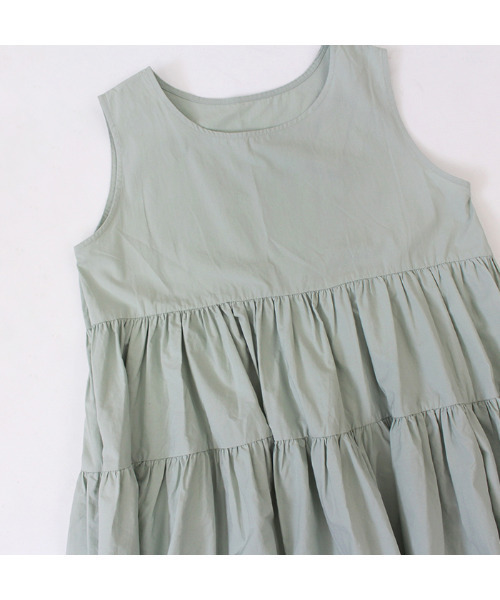 MODE ROBE（モードローブ）の「ティアードフレアノースリーブ（Tシャツ/カットソー・レディース・ホワイト/ブラック/ミント・FREE）」の20枚目の写真