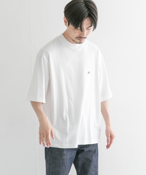 Scye（サイ）の「『別注』Scye×URBAN RESEARCH　40/1度詰天竺LOGO T-SHIRTS（Tシャツ/カットソー・メンズ・オフホワイト/チャコールグレー/グレー・38/36/40）」の18枚目の写真